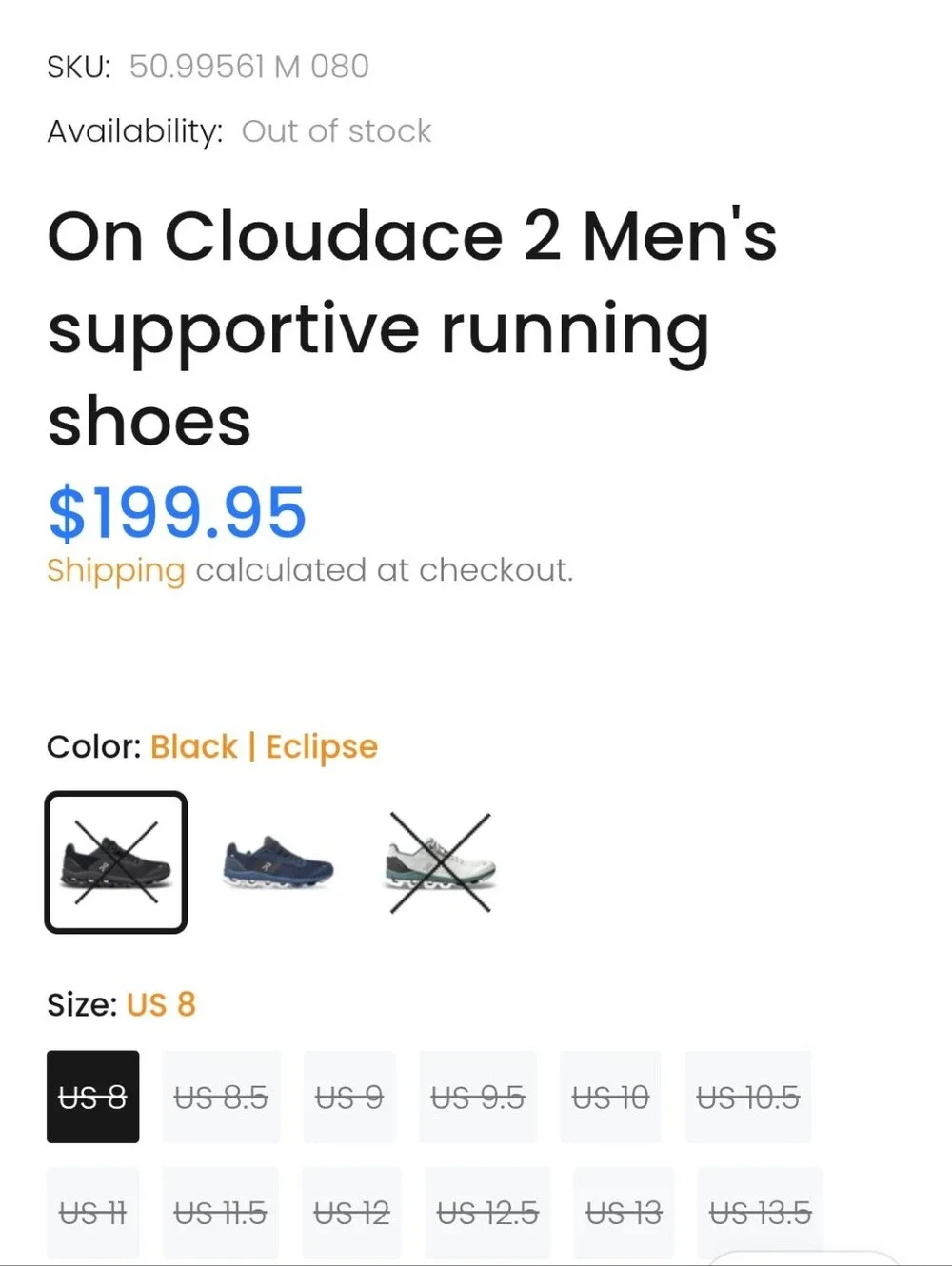 Size 11 Men's Black On Running Cloud 2 Running Shoes In Good Conditon